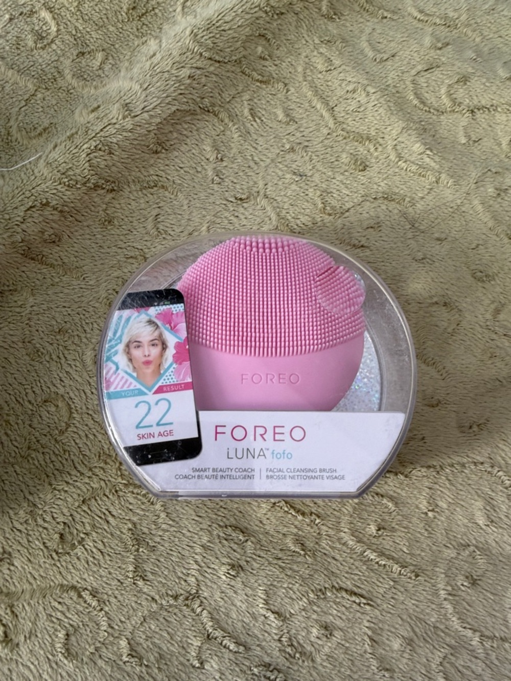 FOREO LUNA fofo Pink Silicone Facial Cleansing Brush